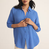The Perfect Airy Top - Bay Blue
